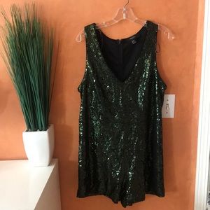 FOREVER 21 | sequins sleeveless romper